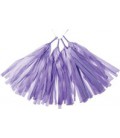 5 Purple Tassels