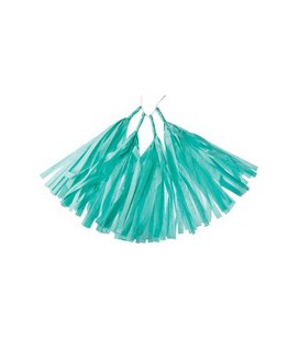 4 Tassels Turquoise