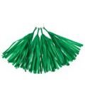4 Green Tassels