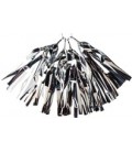 4 Tassels Argenté Métallisé