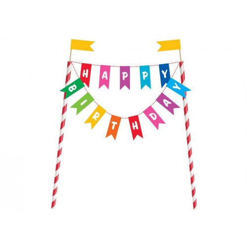 Happy Birthday Cake Bunting