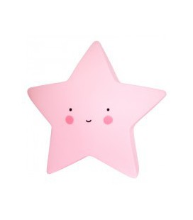 Mini Veilleuse Etoile Rose