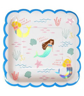 Let's be Mermaids Large Plates