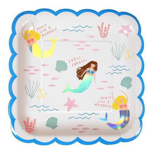 Let's be Mermaids Large Plates