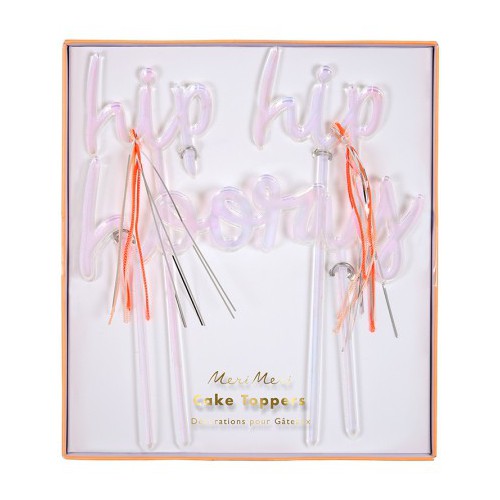 Hip Hip Hooray Cake Topper