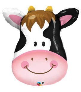 Ballon Mylar Tête de Vache
