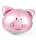 Schweinekopf Folienluftballon