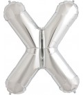 Silver X Mylar Balloon