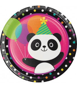 Grandes Assiettes Panda Party