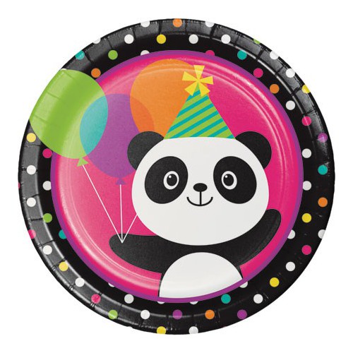 Grandes Assiettes Panda Party