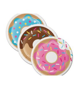 Donut Party Cake Plates