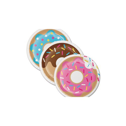 Donut Party Cake Plates