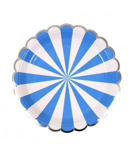 8 Blue Meri Meri Small Plates