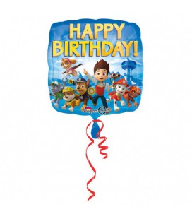 Paw Patrol Happy Birthday Folienluftballon