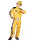 Racing Driver Yellow Costume