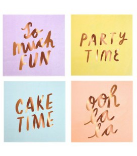 Petites Serviettes Typo