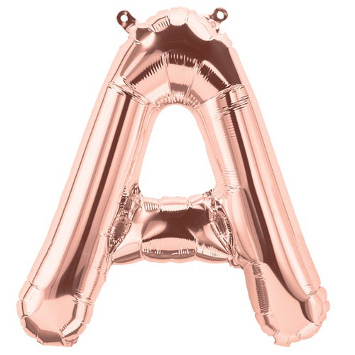 Rose Gold Folienluftballon "A"