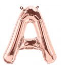 Rose Gold A Mylar Balloon