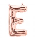 Rose Gold E Mylar Balloon