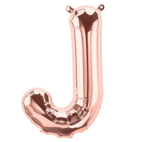 Ballon Mylar Rose Gold J