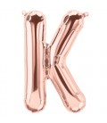 Rose Gold Folienluftballon "J"