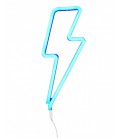 Blue Lightning Bolt Neon Light