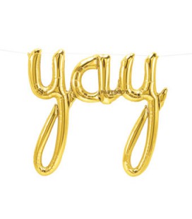 YAY Gold Folienluftballon