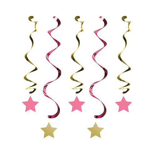 Décorations Suspendues Little Star Pink