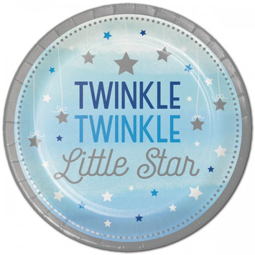 Big Plates Little Star Blue