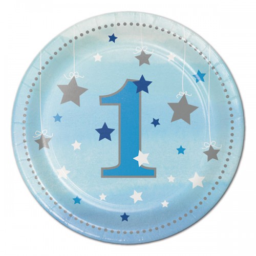 Petites Assiettes Little Star Bleu