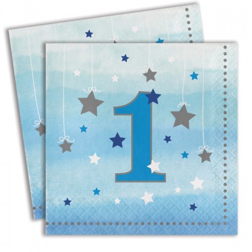 Napkins Little Star Blue