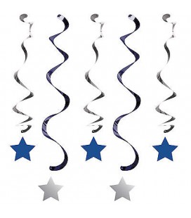 Little Star Blue Danglers