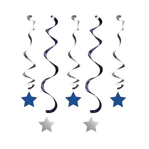 Little Star Blue Danglers