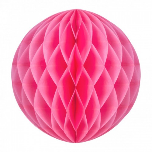 Kleiner Neon Rosa Wabenball