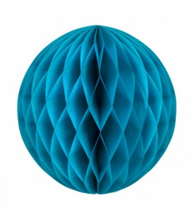 Big Glacier Blue Honeycomb Ball