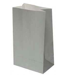 10 Pochettes Cadeaux Papier Argent