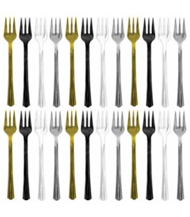 24 Mini Forks Chic