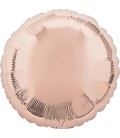 Ballon Mylar Rond Rose Gold