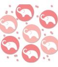 Baby Shower Safari Pink Confetti