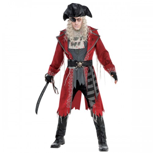 Zombie Pirate Captain Costume