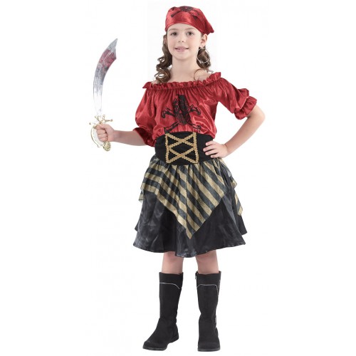 Luxury Pirate costume for girls