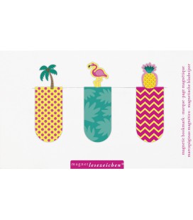 Magnetic Bookmarks Tropical