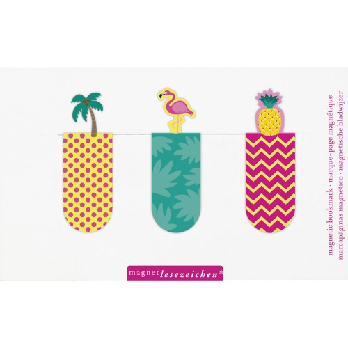 Magnetic Bookmarks Tropical