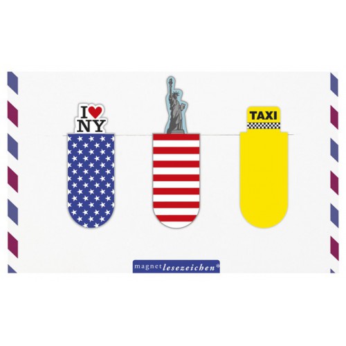 Magnetic Bookmarks New York