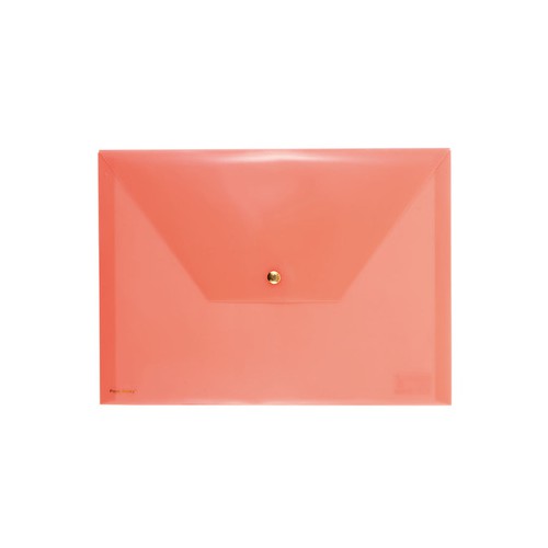 Pochette à Documents Orange Néon