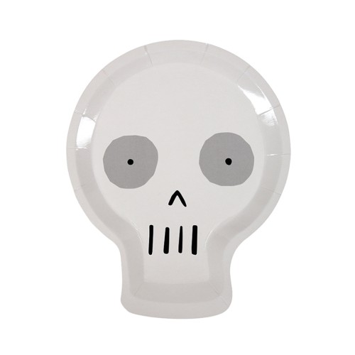 Assiettes Squelette Halloween