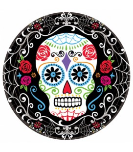 Plates Dia de los Muertos