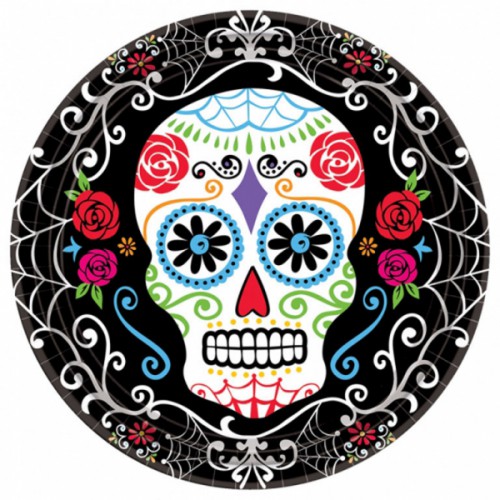 Assiettes Day of the Dead