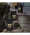 Leuchtende Totenkopf-Tüten aus Boneyard Papier
