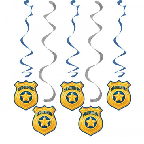 Police Party Danglers